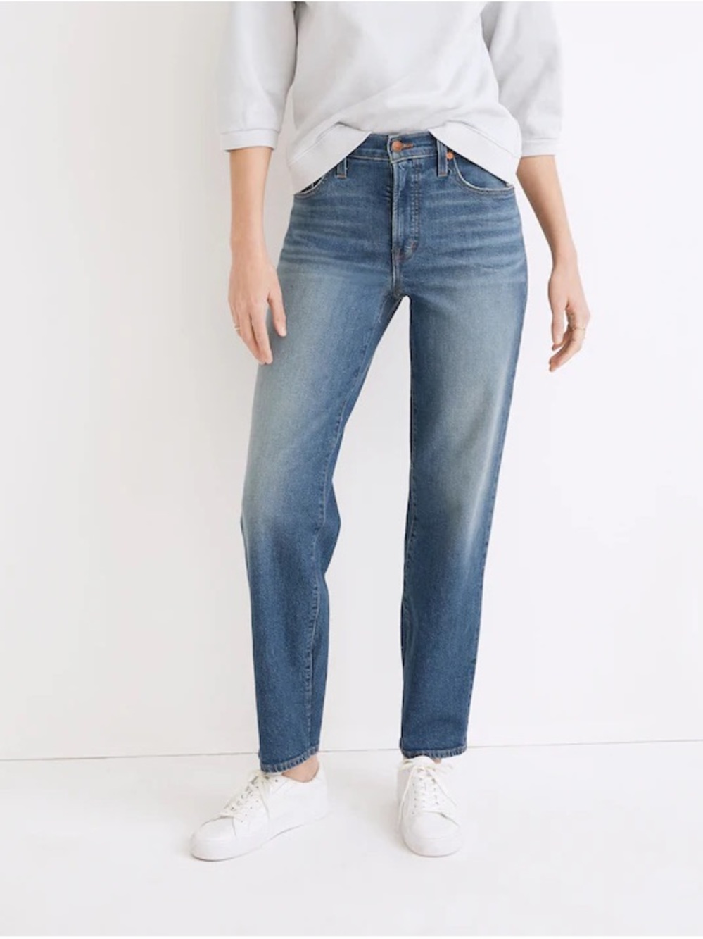 Madewell The Midrise Perfect Vintage Straight Jean size 28 NWT